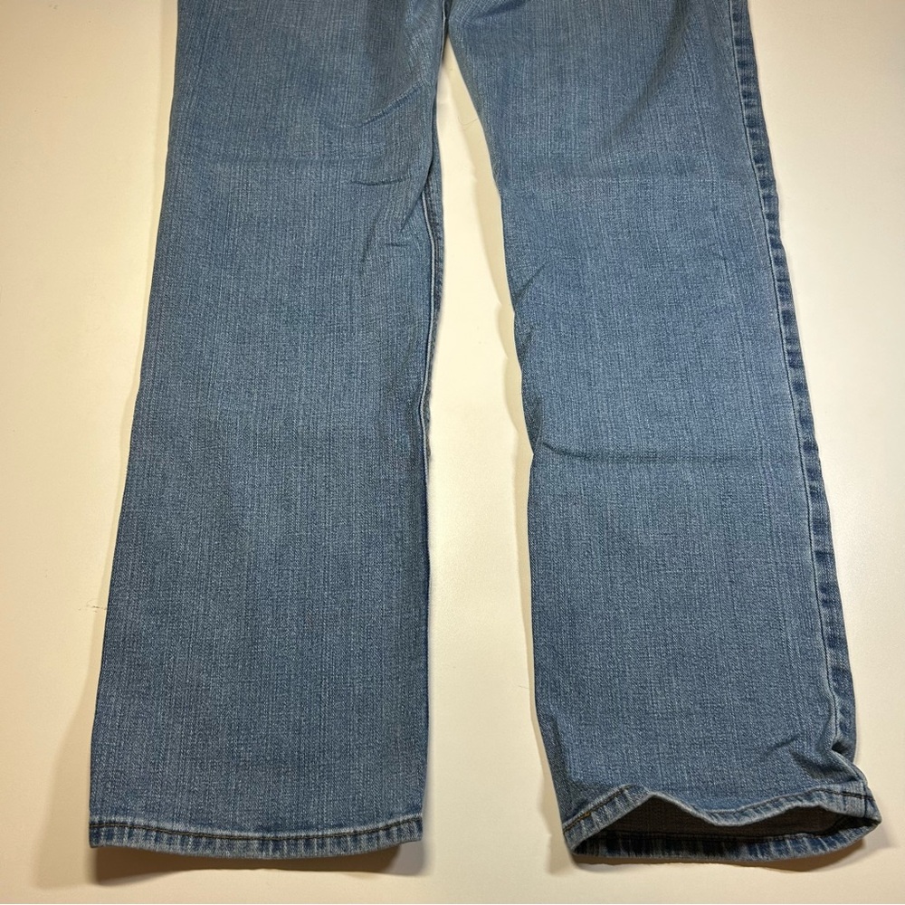 Levi's 525 Perfect Waist Straight Leg Women's 14 S/C Light Blue Denim Jeans - Picture 9 of 13